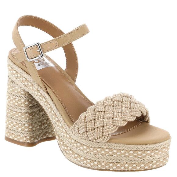 Dolce Vita Women’s Walley Heeled Sandal Sz 9 Espadrille Block Heel - Picture 1 of 11